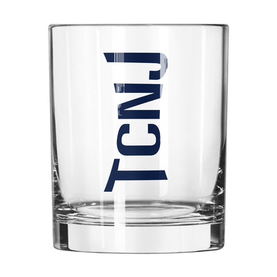 College of New Jersey 14oz Gameday Rocks Glass