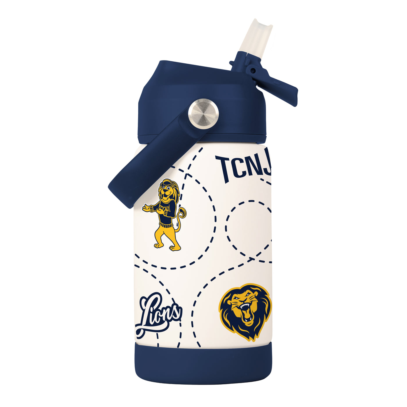 College of New Jersey 12oz Mascot SS Kids Bottle