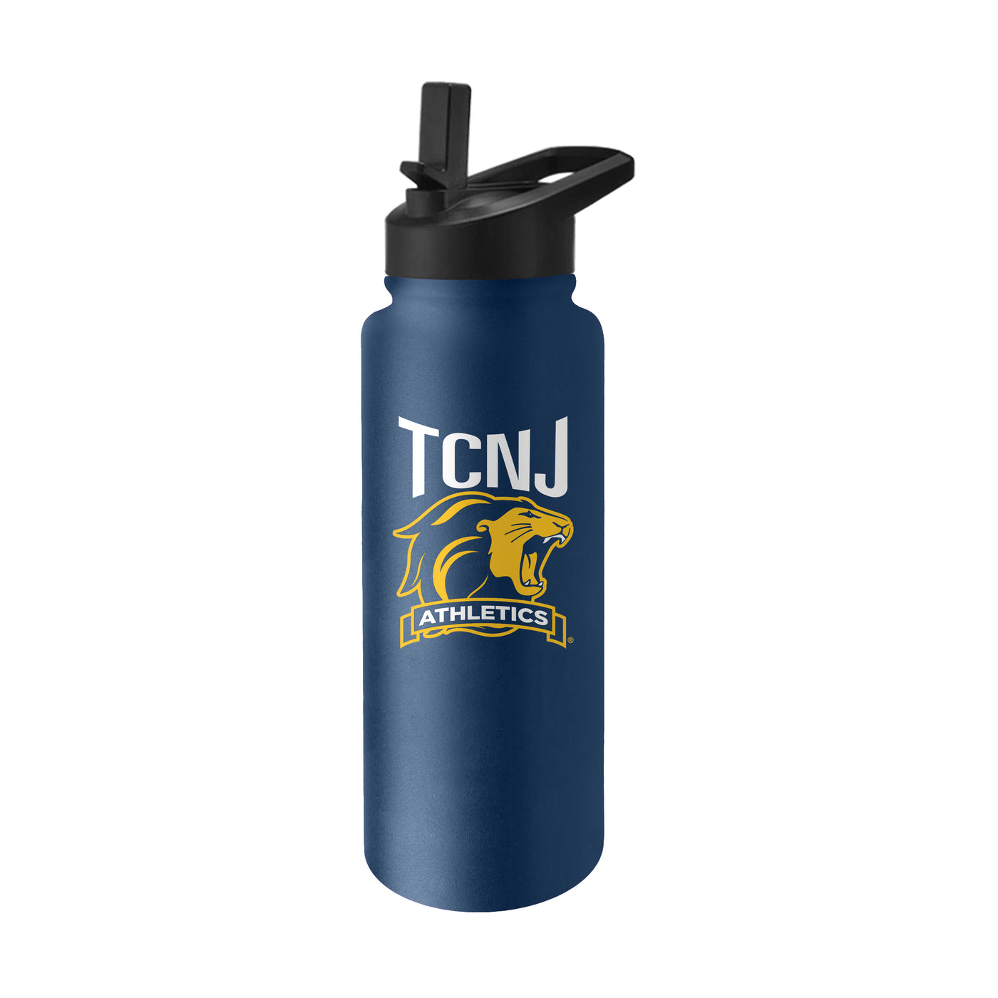 College of New Jersey 34oz Logo Quencher Bottle
