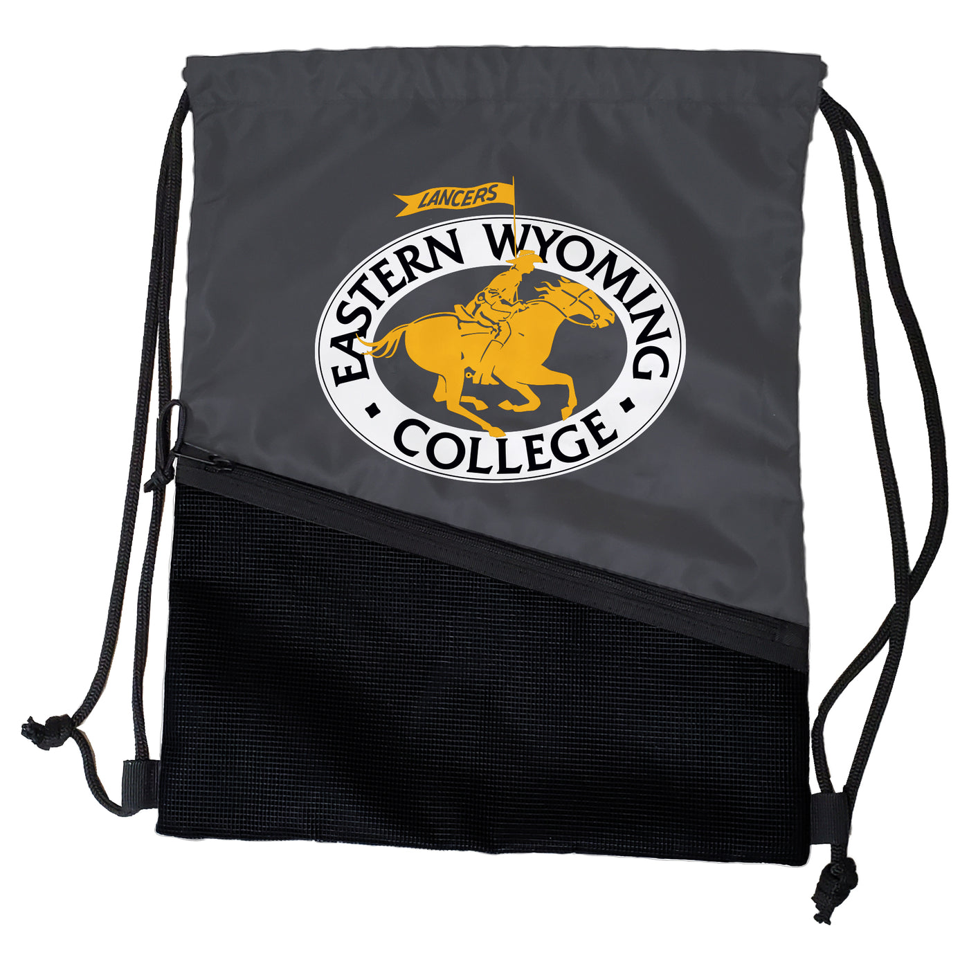 Eastern Wyoming College Tilt Charcoal Backsack
