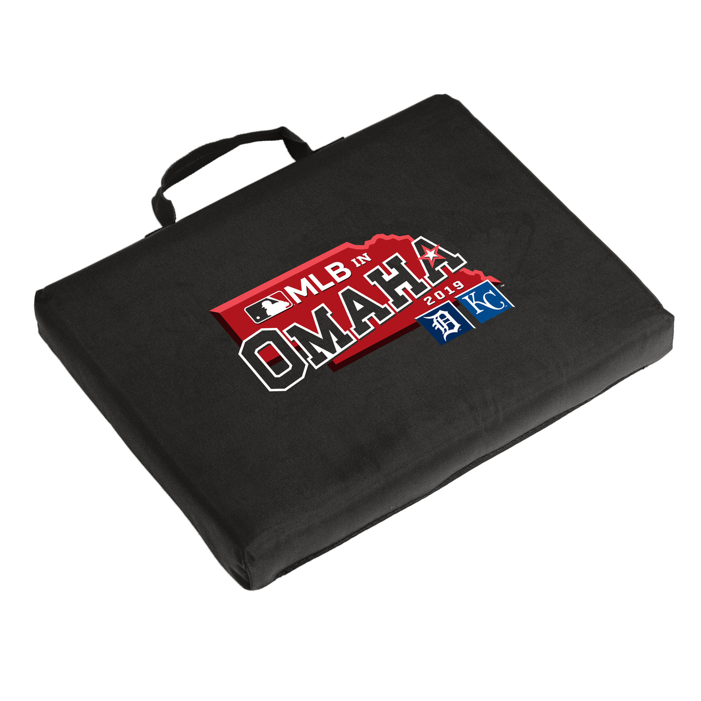 Omaha KC Royals vs DET Tigers Black Bleacher Cushion