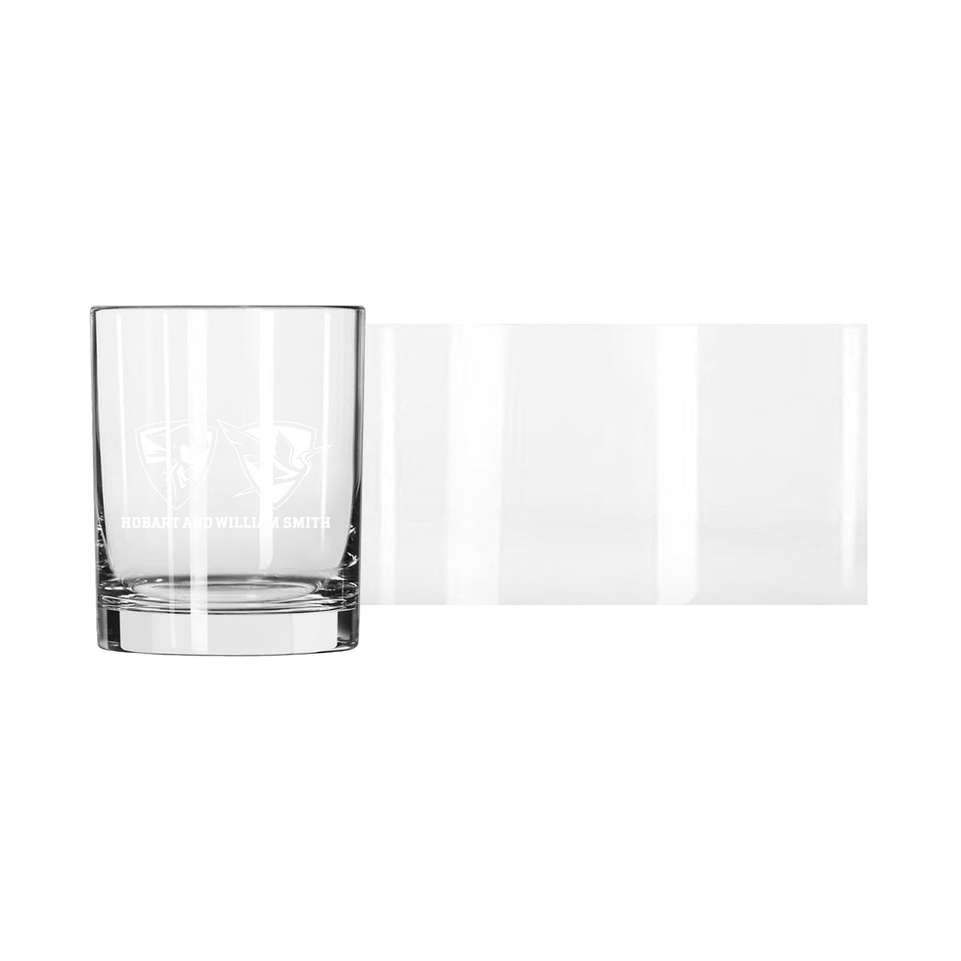 Hobart and William Smith Colleges 14oz Logo Rocks Glass