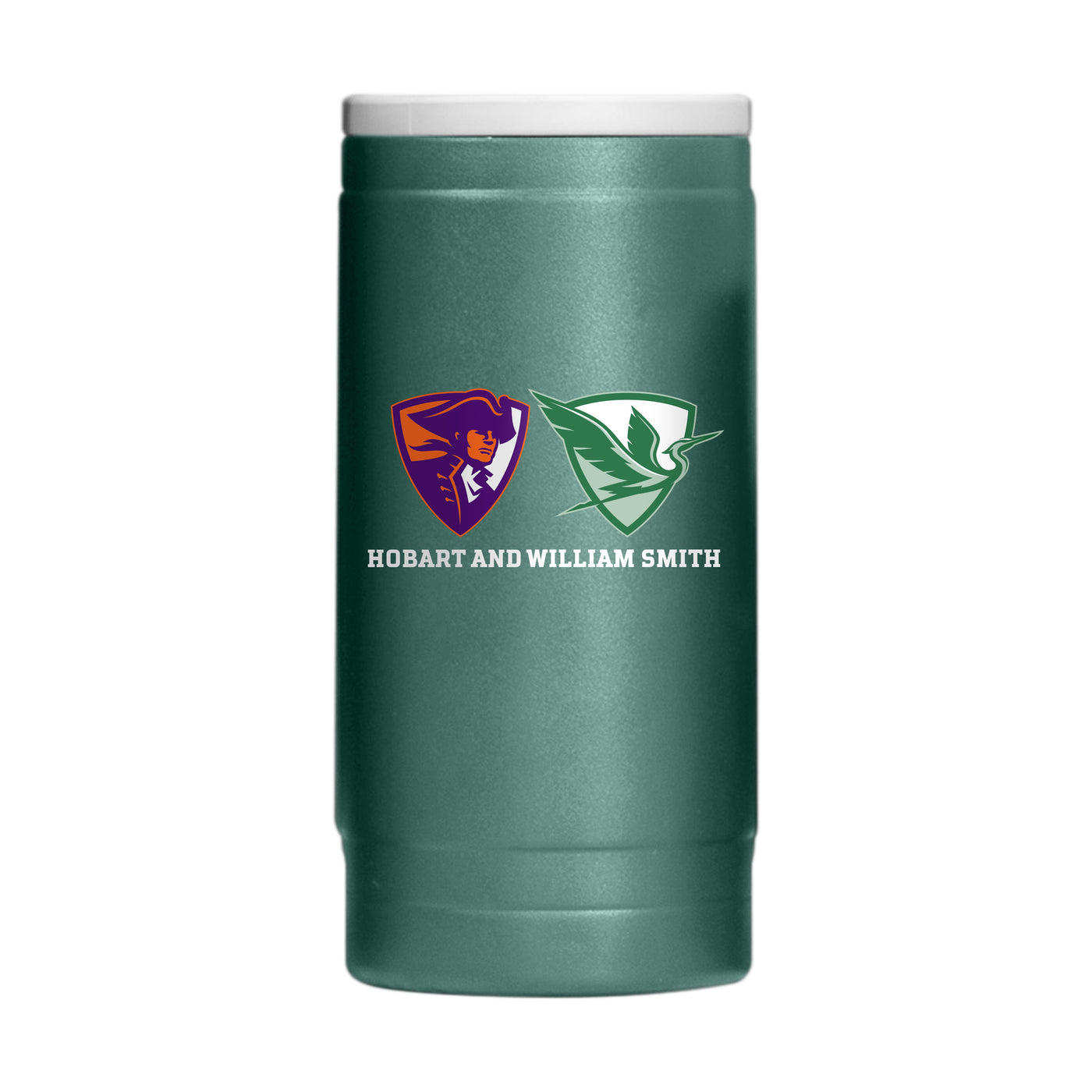 Hobart and William Smith Colleges 12oz Logo Powdercoat SlimCan Coolie