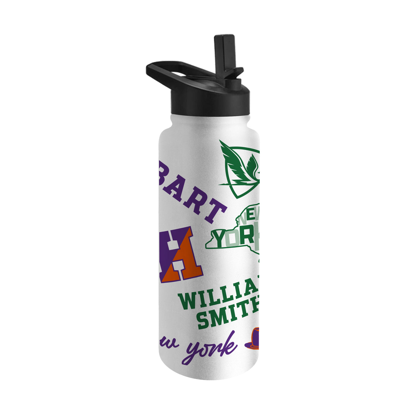 Hobart and William Smith Colleges 34oz Native Quencher Bottle