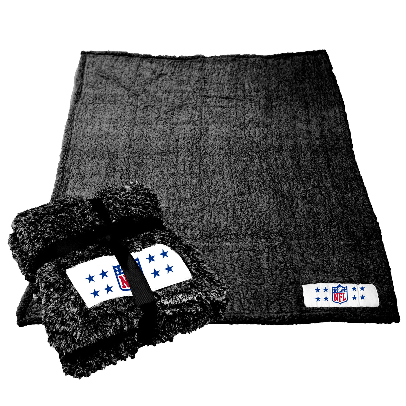 NFL Shield Black Color Frosty Fleece