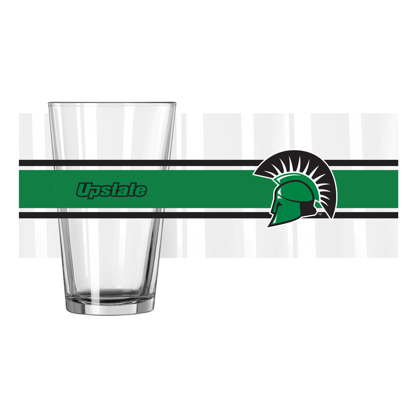 South Carolina Upstate 16oz Stripe Pint Glass