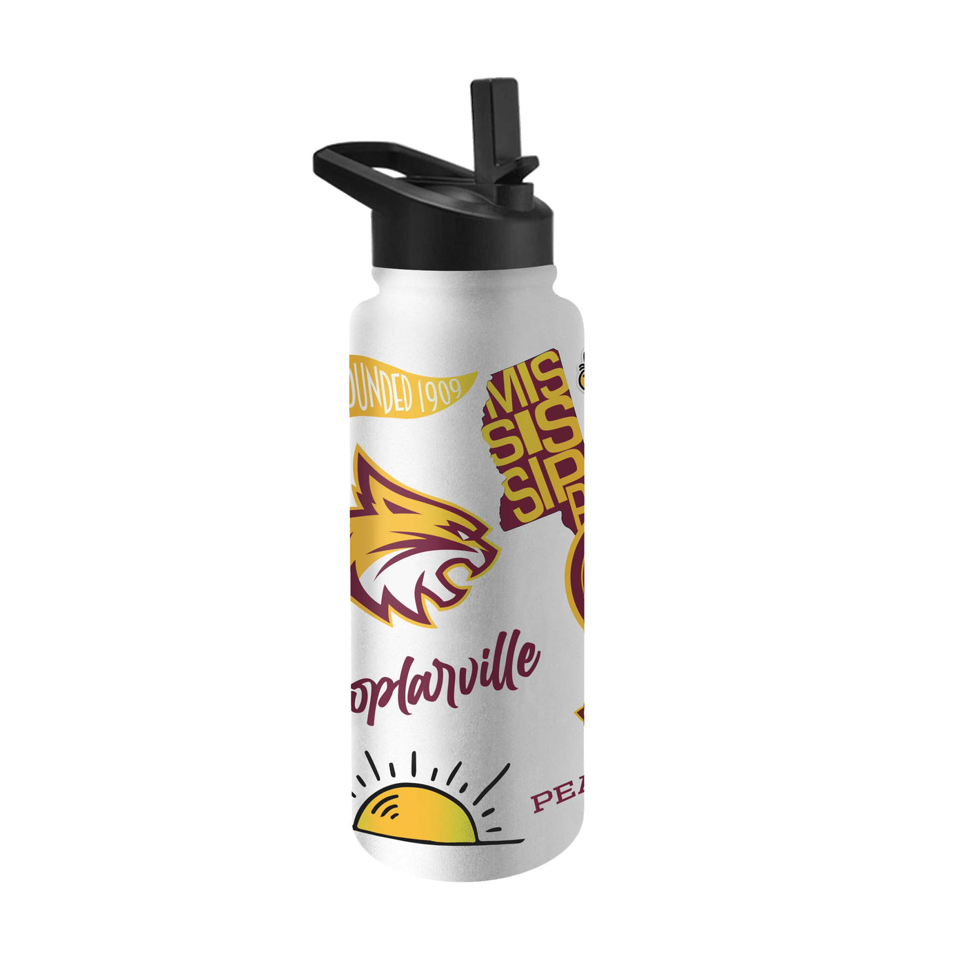 Pearl River CC 34oz Native Quencher Bottle