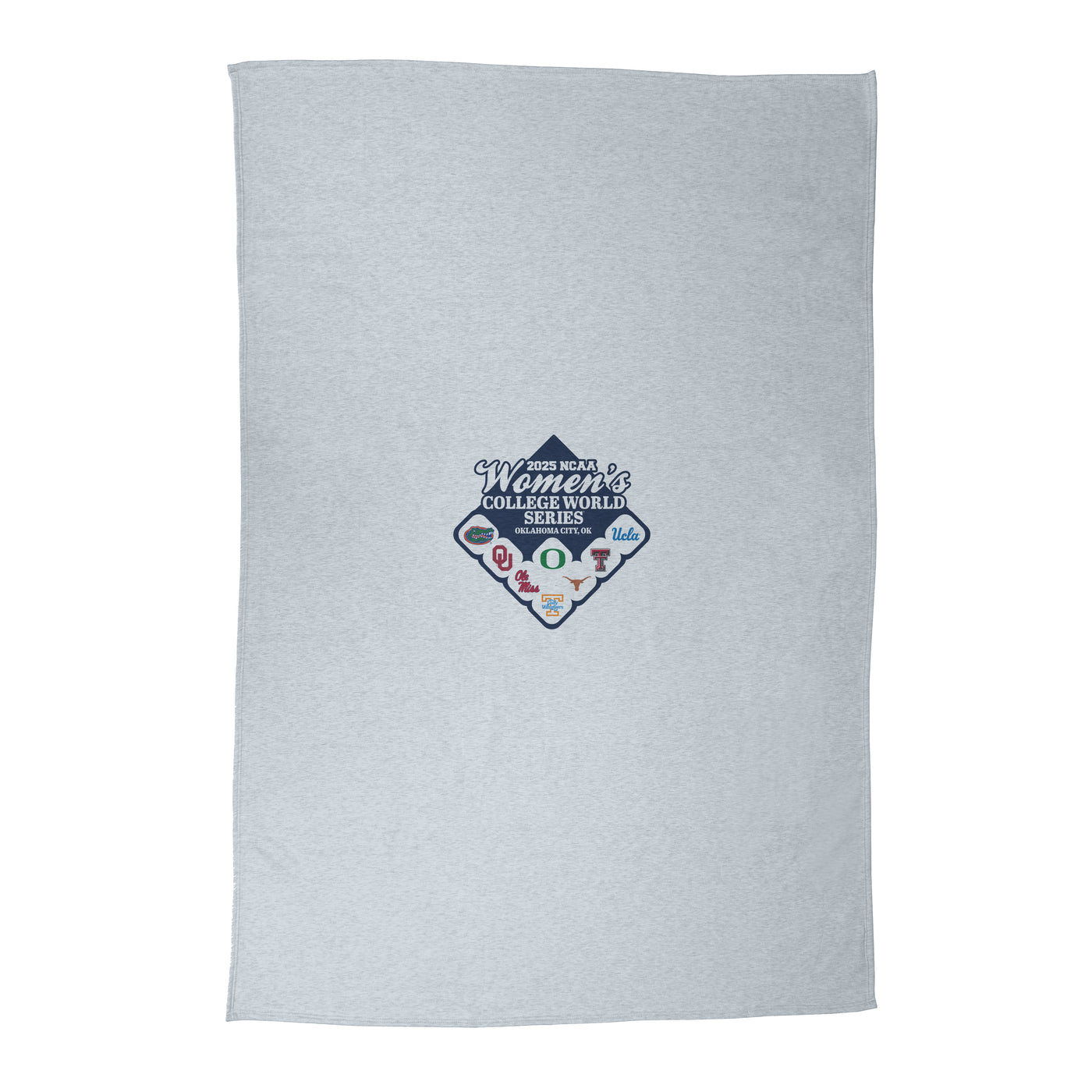 2025 NCAA Womens Softball 8 Team Sublimated Sweatshirt Blanket