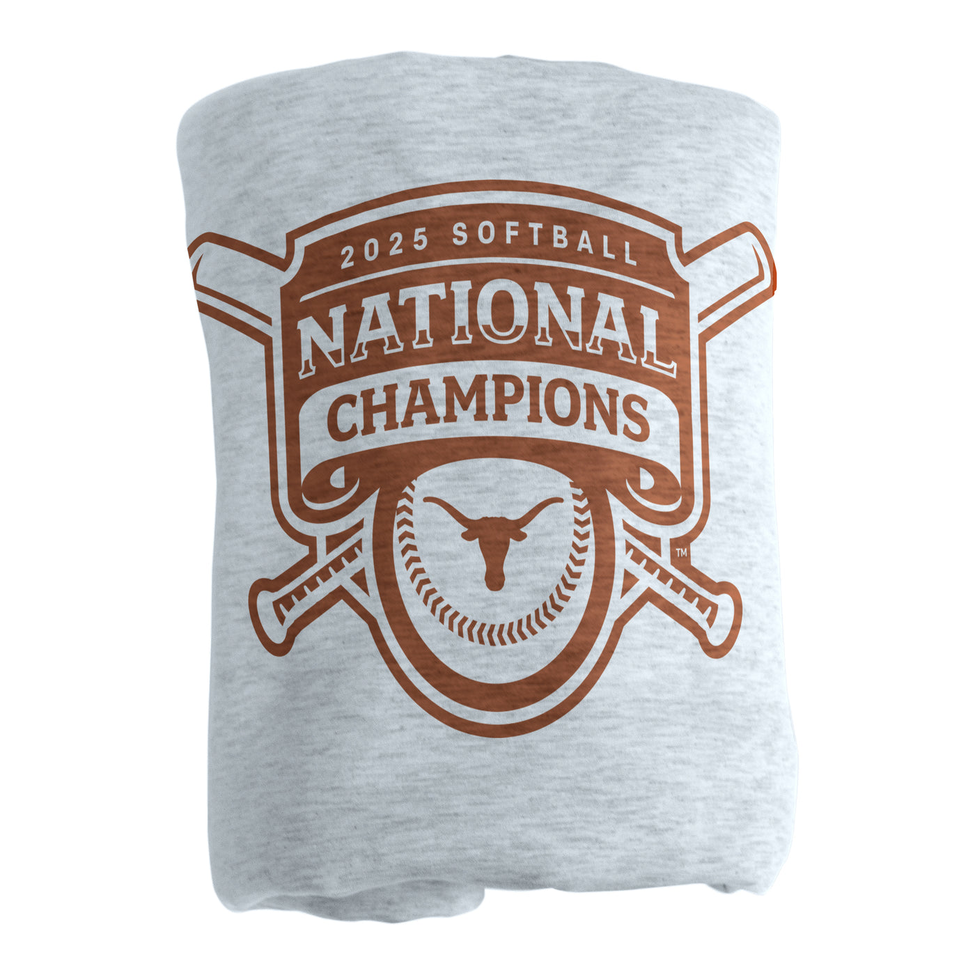 Texas 2025 Softball Champions Sublimated Sweatshirt Blanket