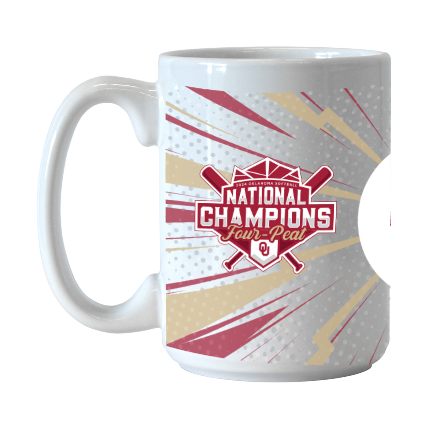 Oklahoma 15oz 2024 NCAA Softball Champions Sublimated Mug