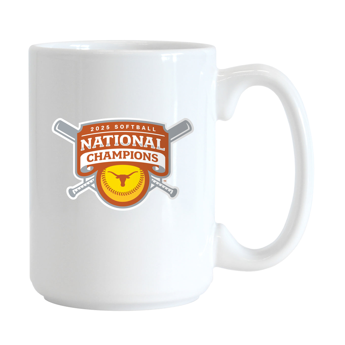 Texas 2025 Softball Champions 15oz Sublimated Mug