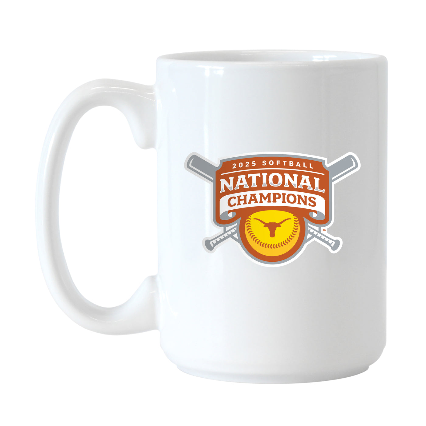 Texas 2025 Softball Champions 15oz Sublimated Mug