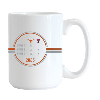 Texas 2025 Softball Champions 15oz Series Sublimated Mug