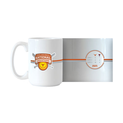 Texas 2025 Softball Champions 15oz Series Sublimated Mug