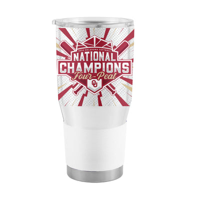 Oklahoma 30oz 2024 NCAA Softball Champions Stainless Tumbler