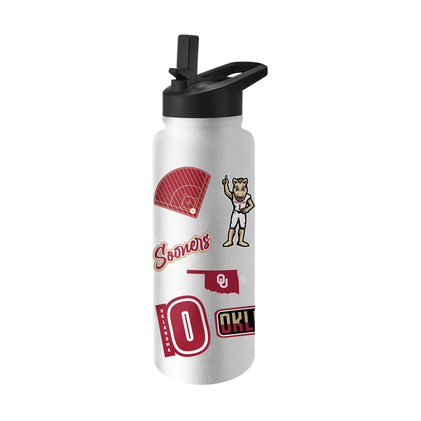 Oklahoma 34oz 2024 NCAA Softball Champions Native Quencher Bottle