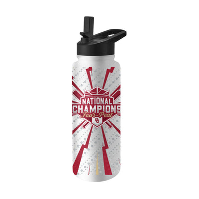 Oklahoma 34oz 2024 NCAA Softball Champions Wrap Quencher Bottle