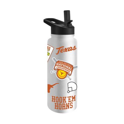 Texas 2025 Softball Champions 34oz Quencher Bottle