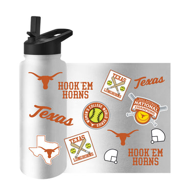 Texas 2025 Softball Champions 34oz Quencher Bottle