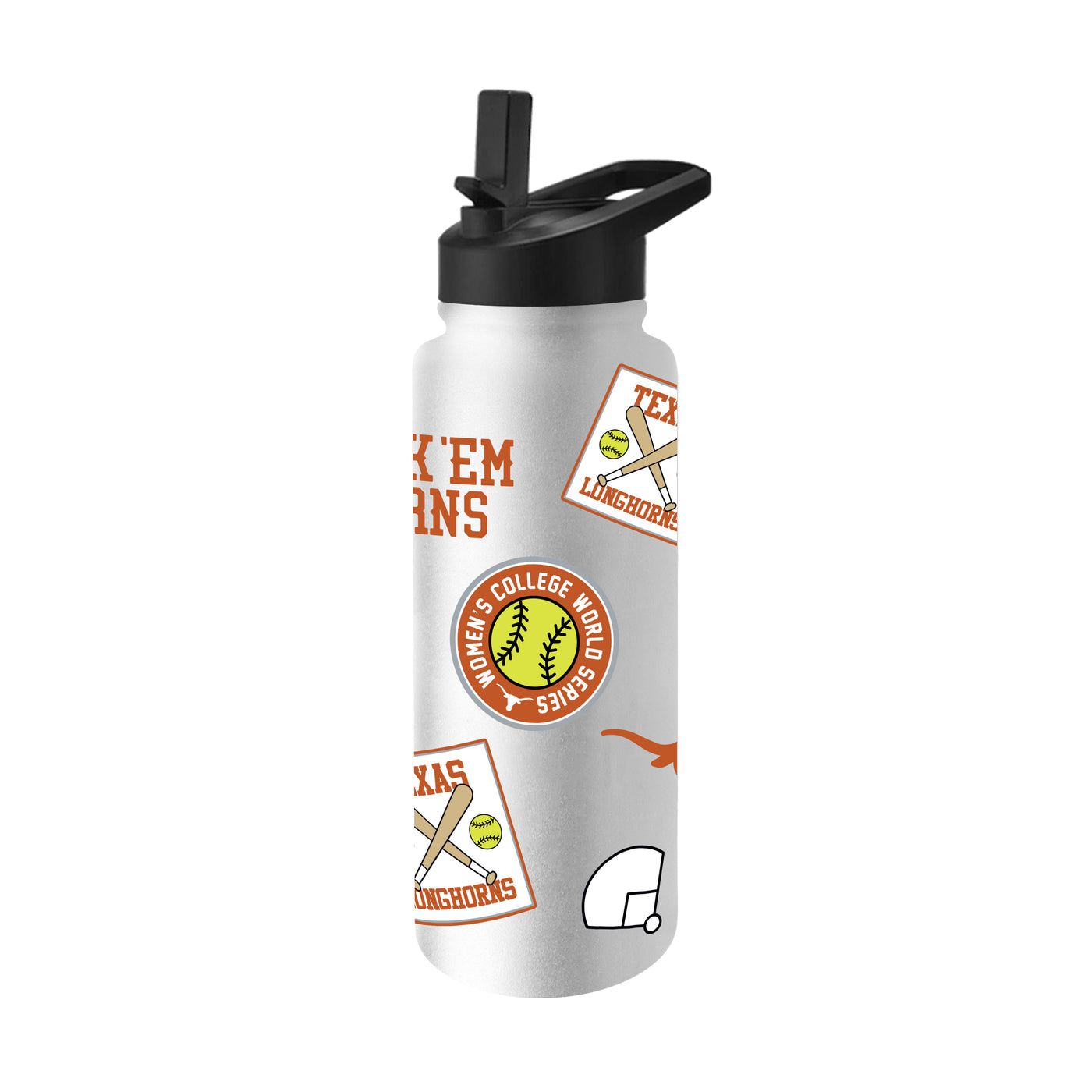 Texas 2025 Softball Champions 34oz Quencher Bottle