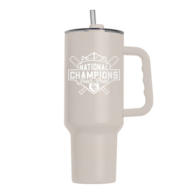 Oklahoma 40oz 2024 NCAA Softball Champions Sand Tumbler