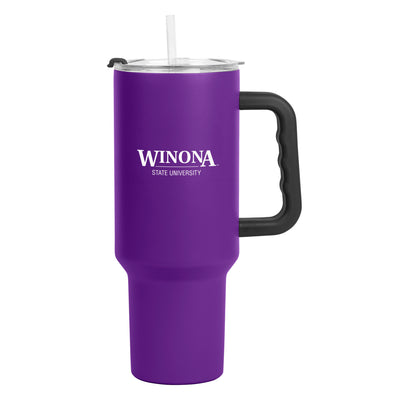 Winona State 40oz Flipside Powder Coat Tumbler