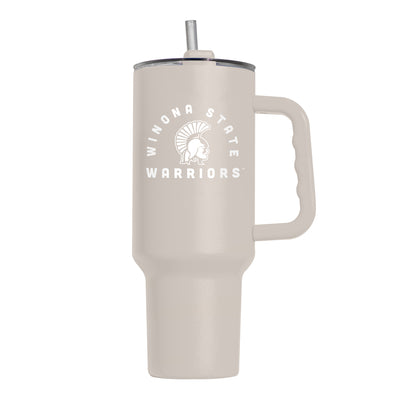 Winona State 40oz Archway Powder Coat Tumbler