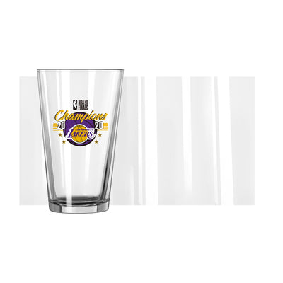 2020 Lakers NBA Champions 16oz Pint Glass