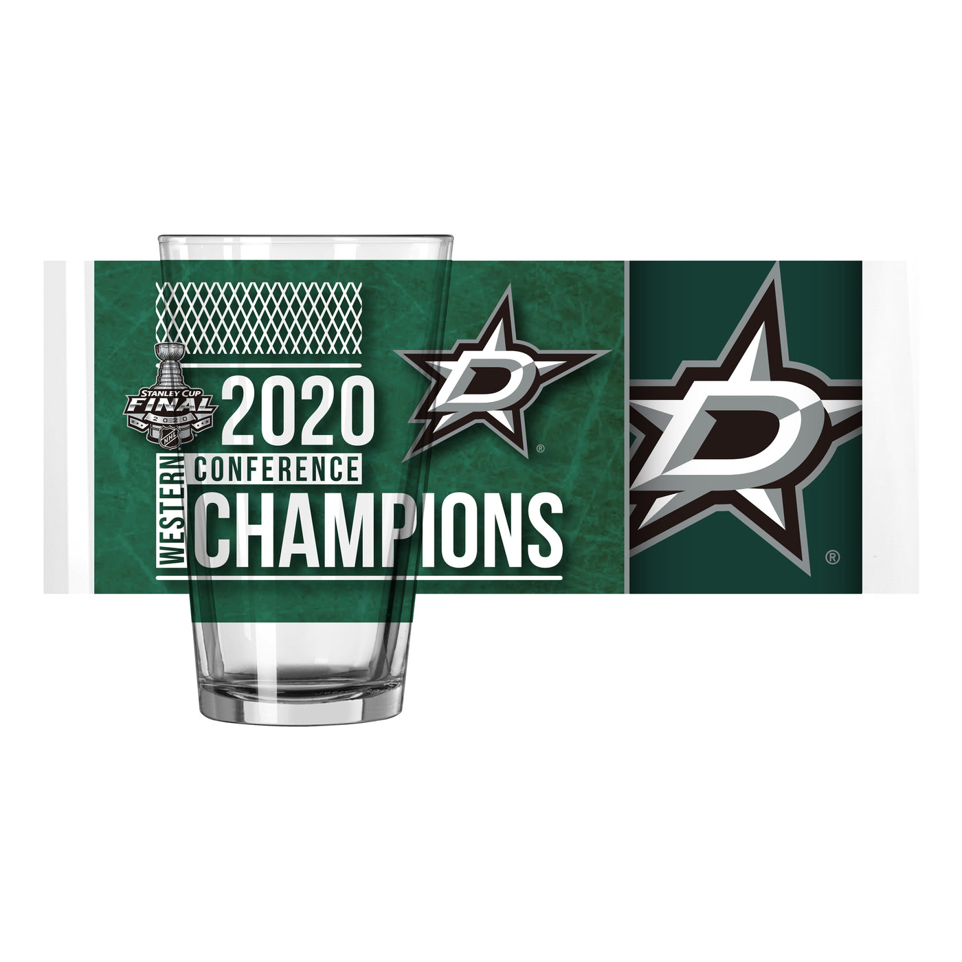 Dallas Stars 2020 Conf Champs 16oz Pint Glass