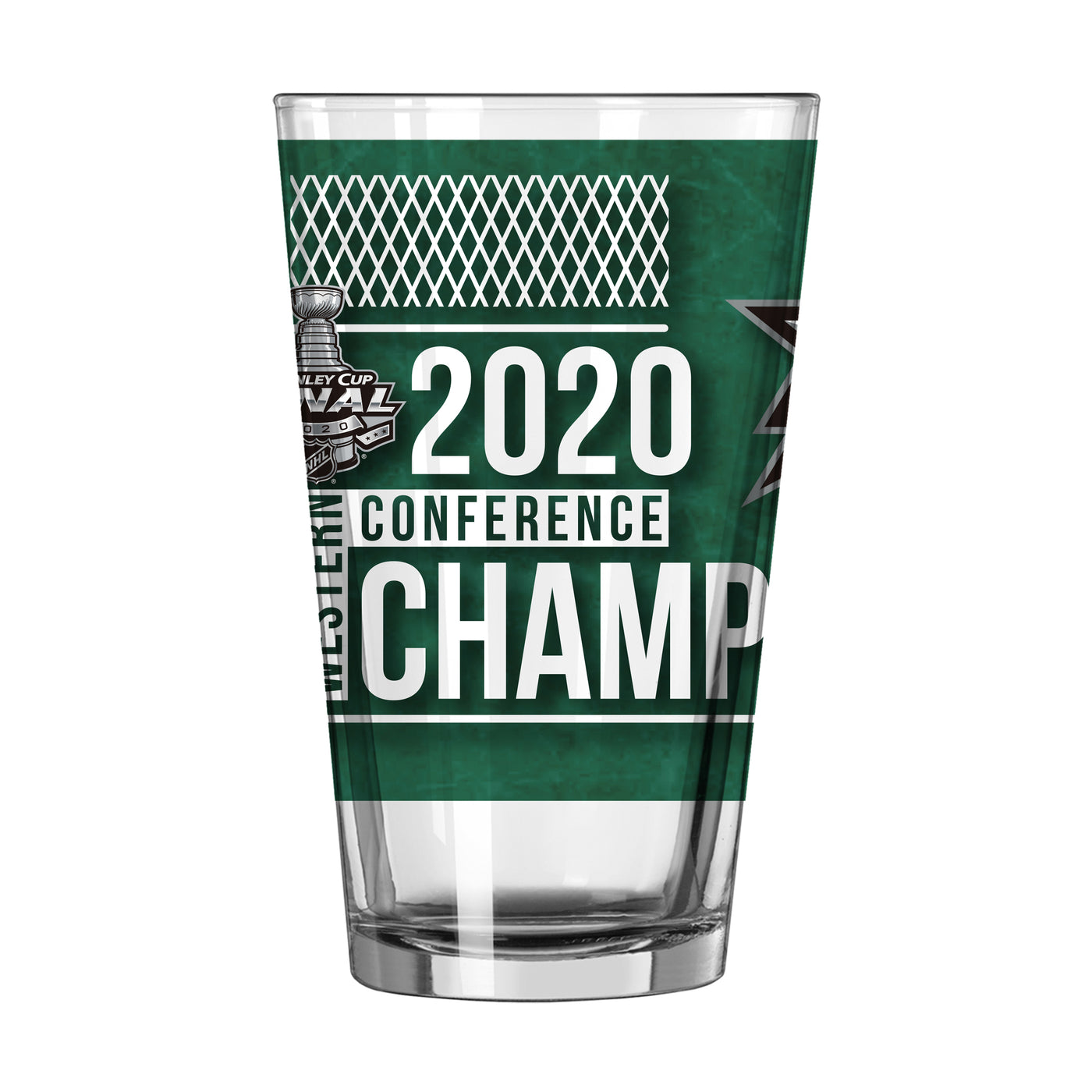 Dallas Stars 2020 Conf Champs 16oz Pint Glass