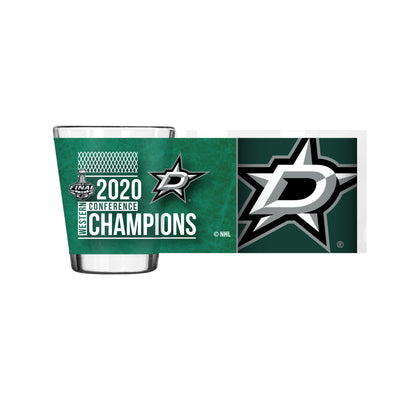 Dallas Stars 2020 Conf Champs 2oz Shot Glass