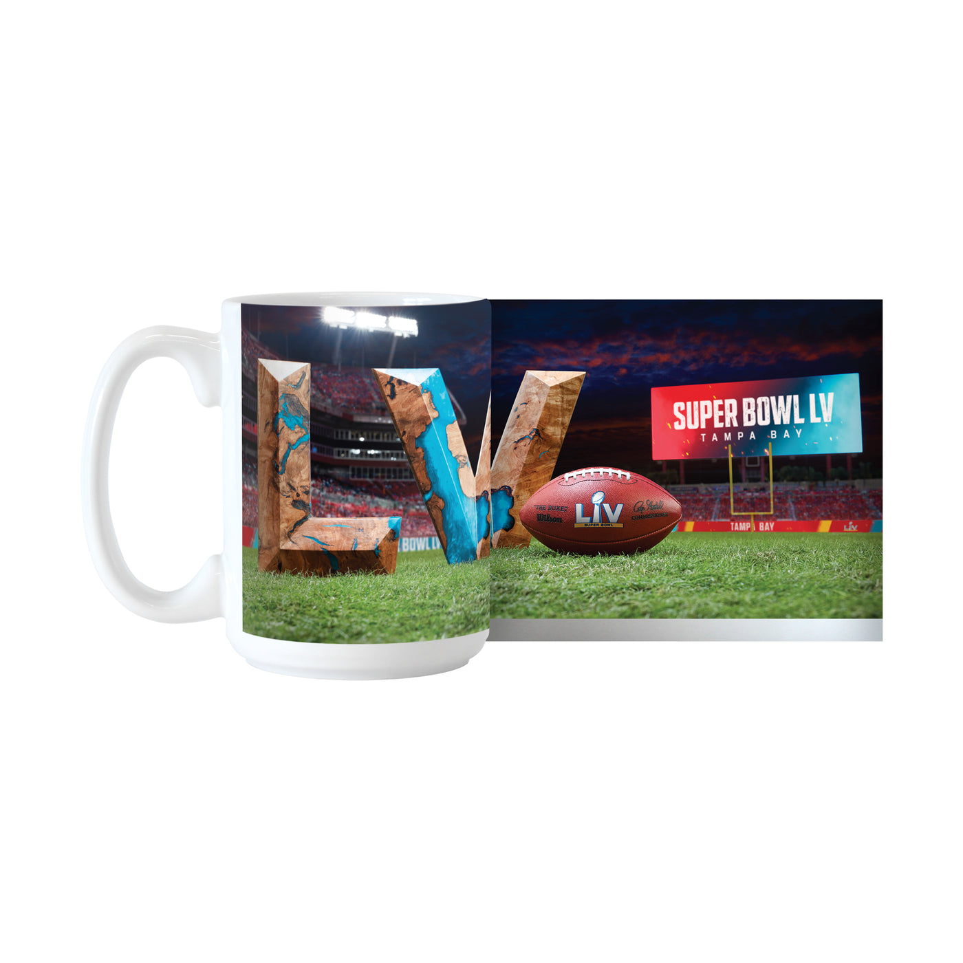 Super Bowl 55 Sublimated 15oz Ceramic Mug