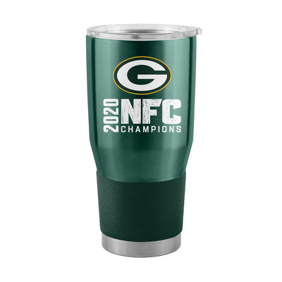 Green Bay Packers 2021 NFC Champs Logo 30oz Stainless Tumbler