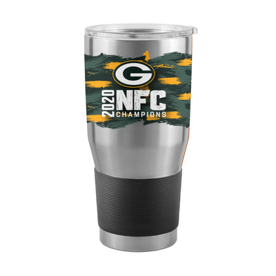 GB Packer Pro 2021 NFC Champs Logo 30oz Stainless Tumbler
