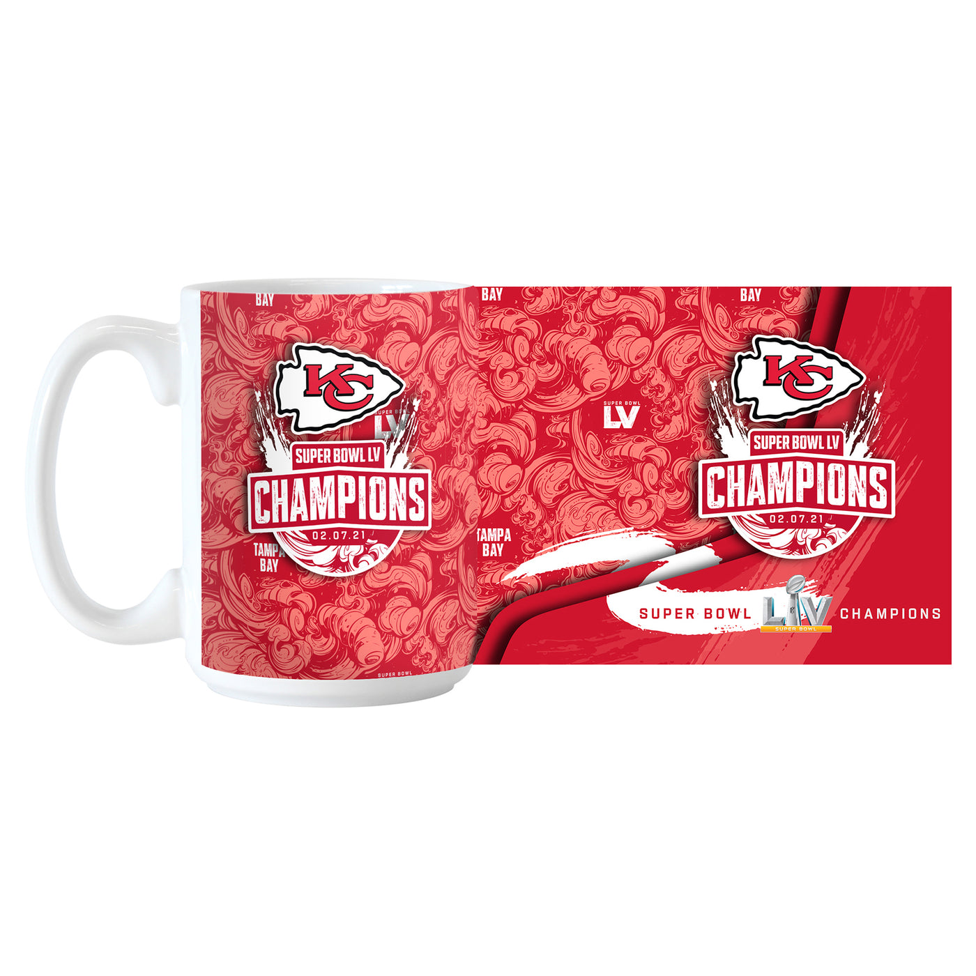 Kansas City Chiefs Super Bowl 55 Sublimated 15oz Mug