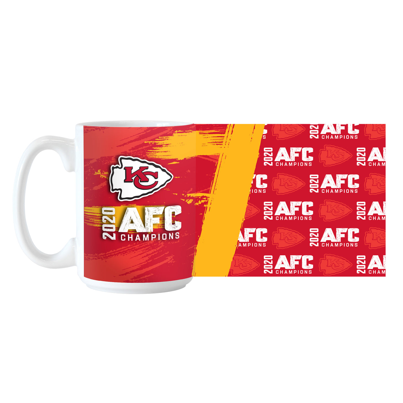 Kansas City Chiefs 2021 AFC Champs Sublimated 15oz Coffee Mug