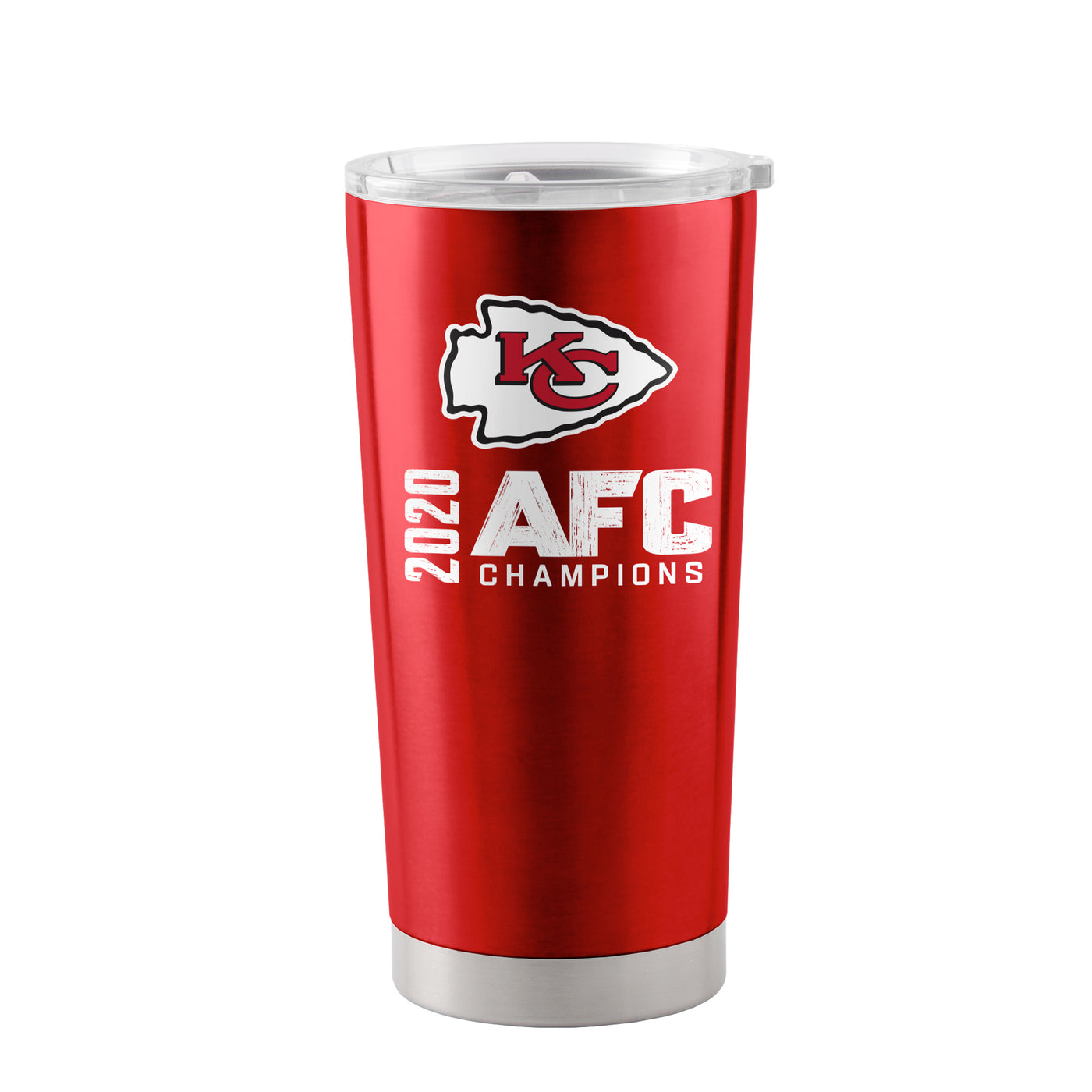 Kansas City Chiefs 2021 AFC Champs Logo 20oz Stainless Tumbler