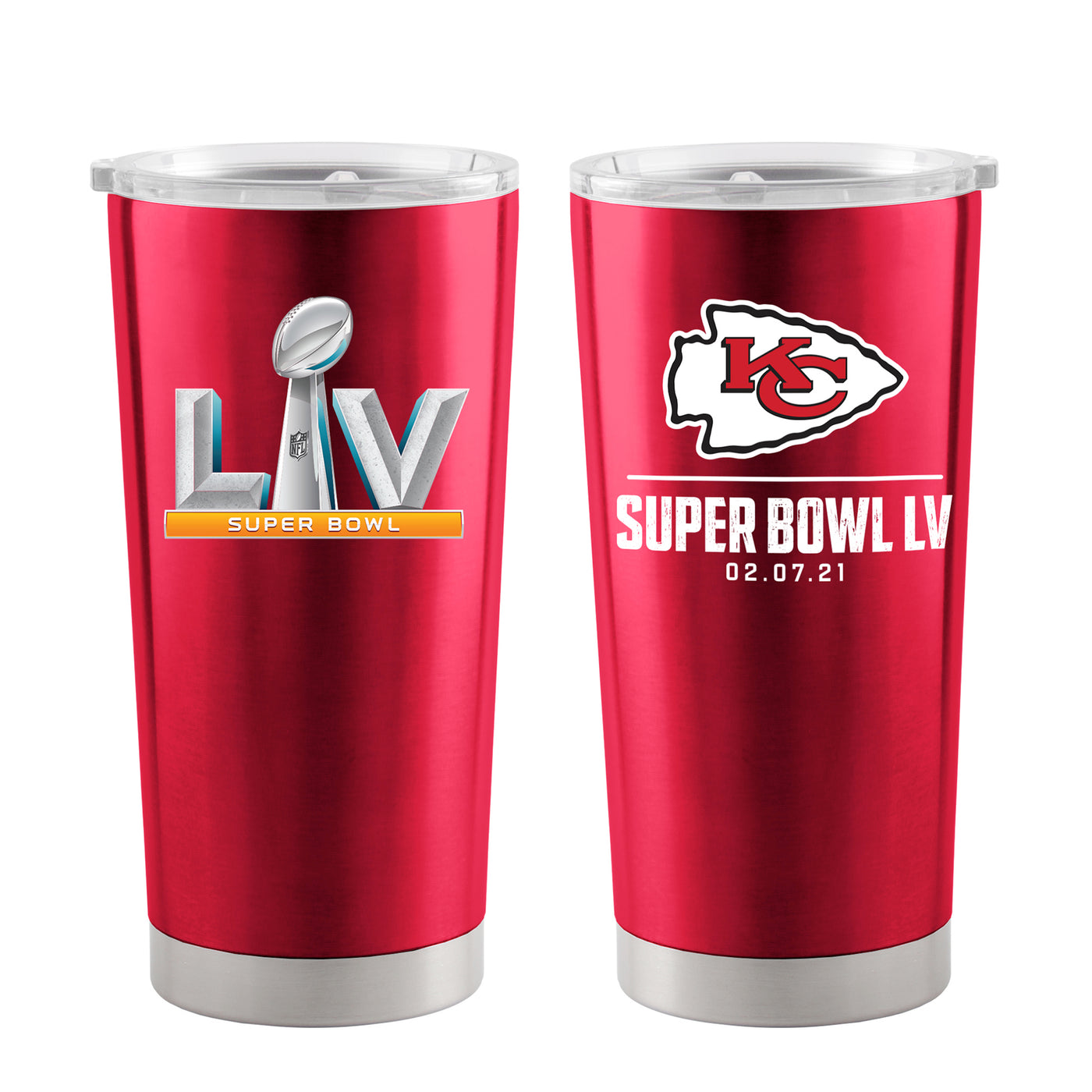 KC Chiefs SB55 Bound Logo 20oz Stainless Tumbler
