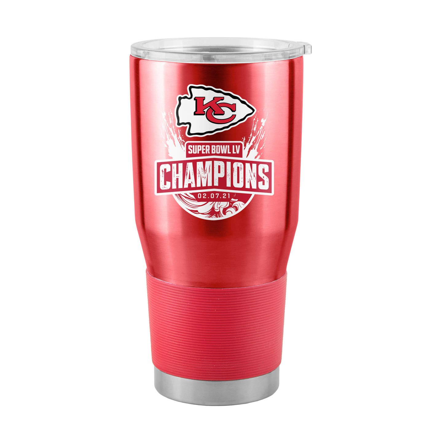Kansas City Chiefs Super Bowl 55 Logo 30oz Stainless Tumbler