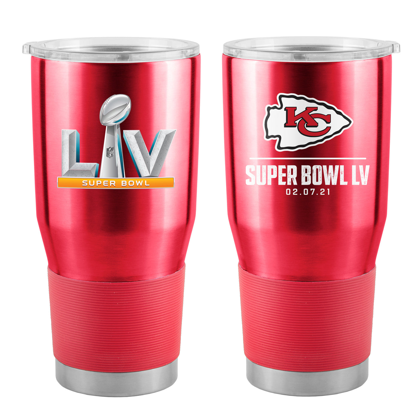 KC Chiefs SB55 Bound Logo 30oz Stainless Tumbler