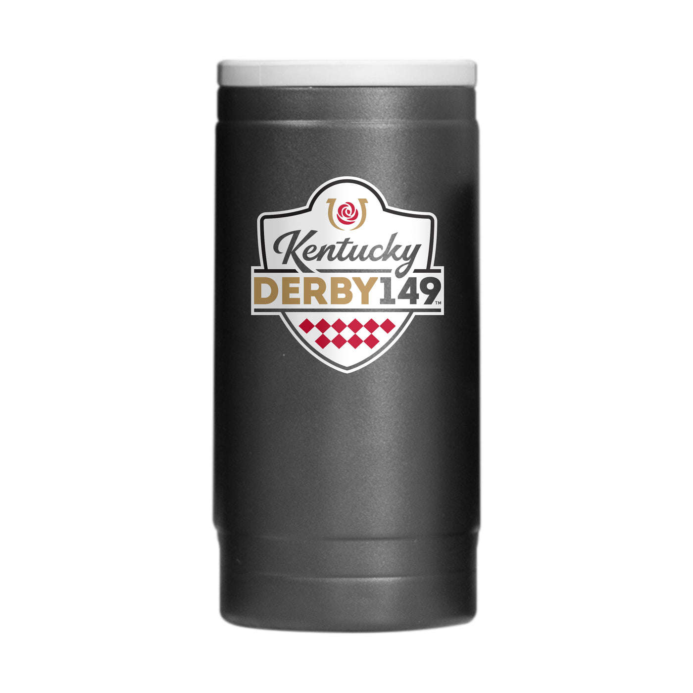Kentucky Derby 149th 12oz Powdercoat SlimCan Coolie