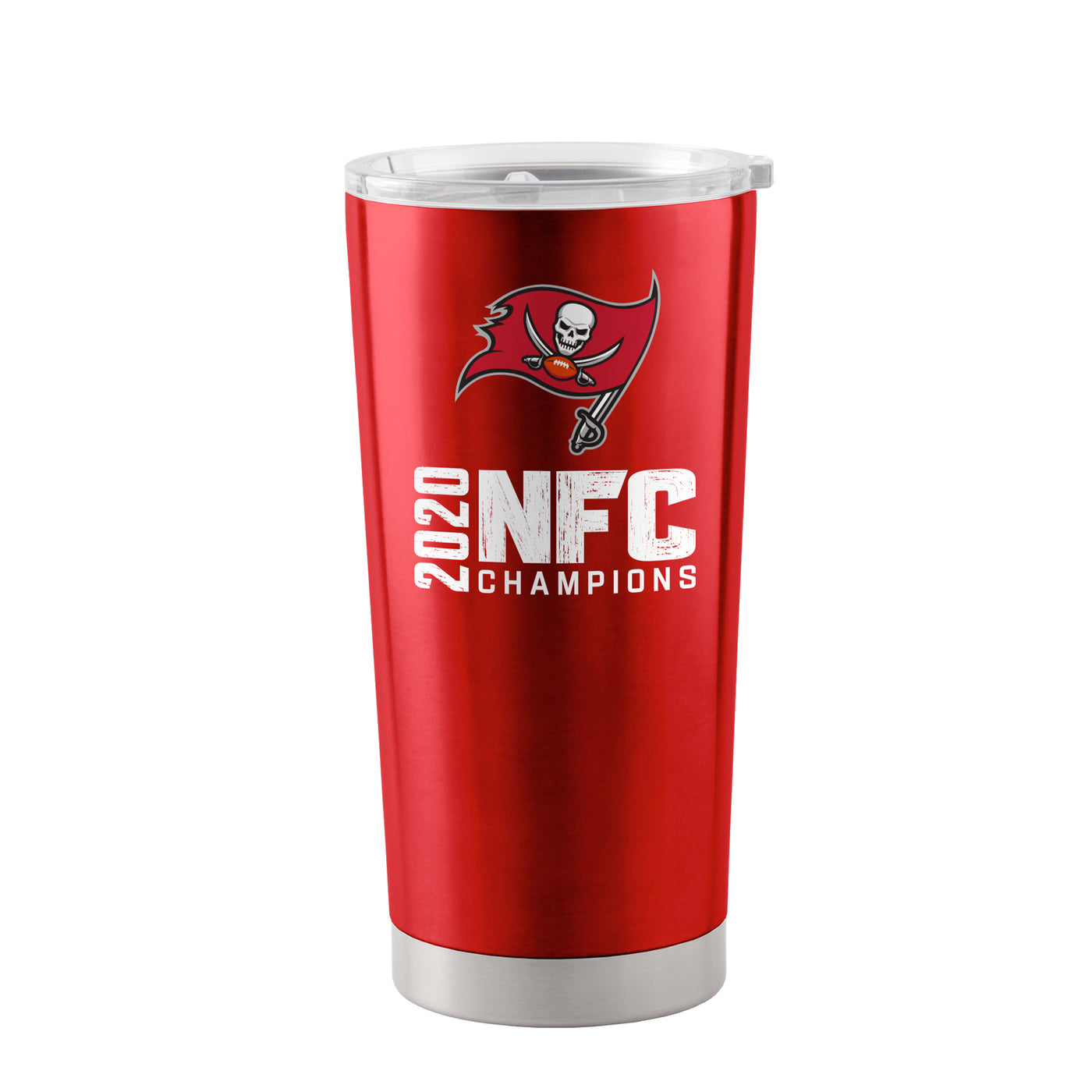 Tampa Bay Buccaneers 2021 NFC Champs Logo 20oz Stainless Tumbler