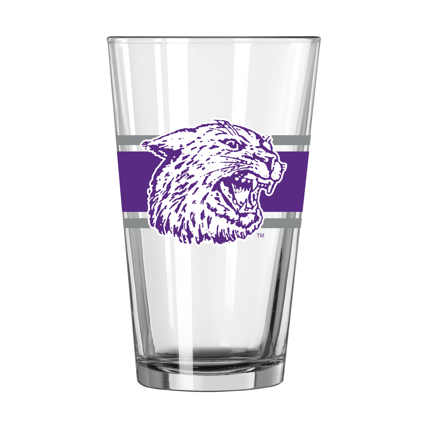 Kansas State 16oz Stripe Pint Glass