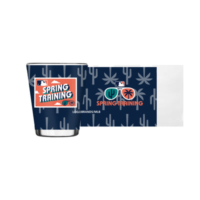 Cactus League 2021 2oz Post Card Sublimated Shot Glass