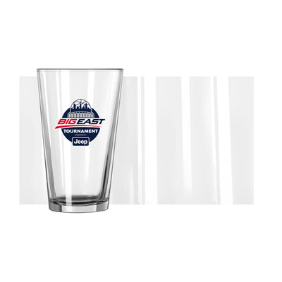 Big East Men's Tournament Logo 16oz Pint Glass