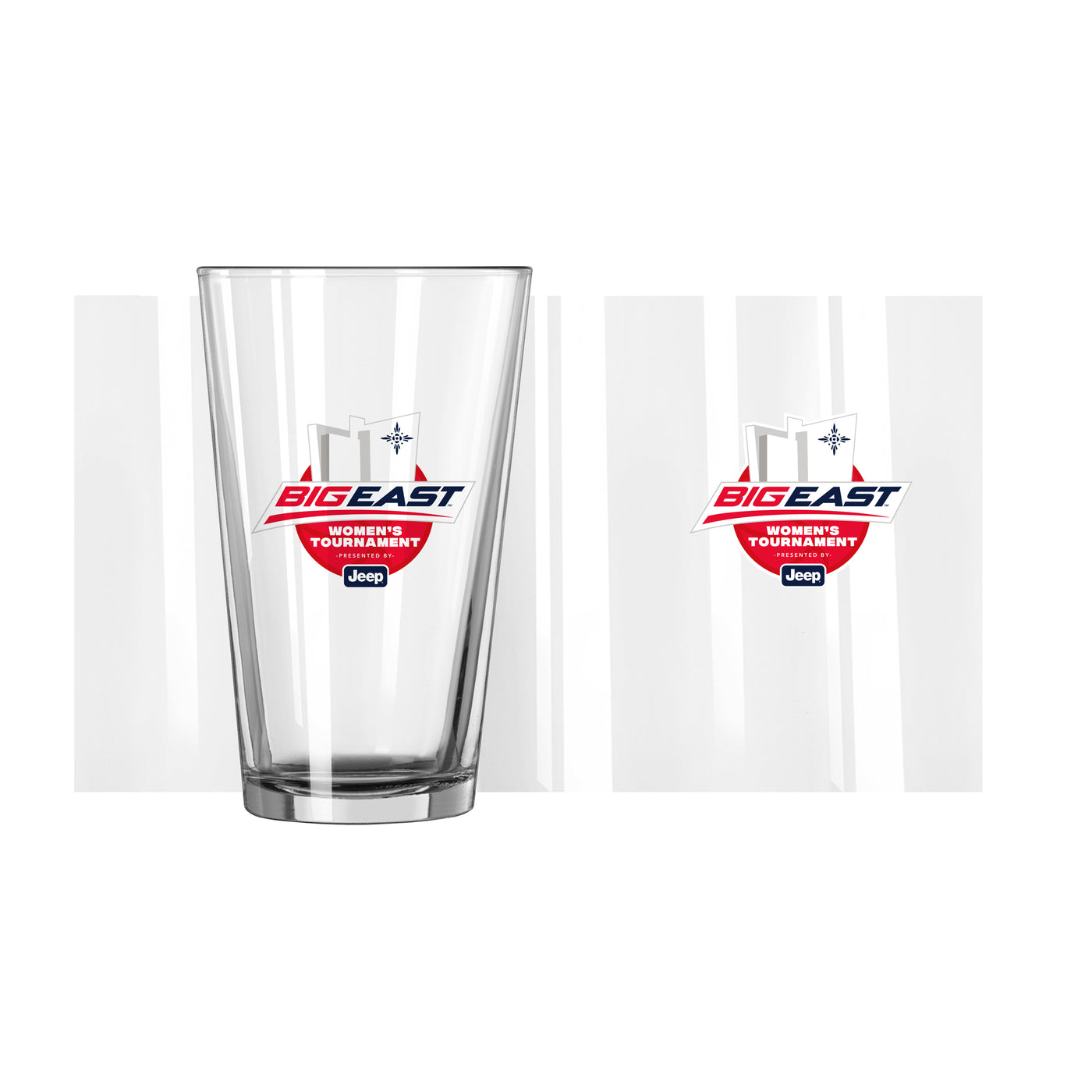 Big East Women's Tournament Logo 16oz Pint Glass