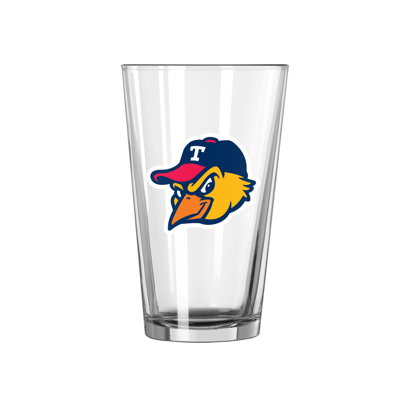 Toledo Mud Hens 16oz Stripe Pint Glass
