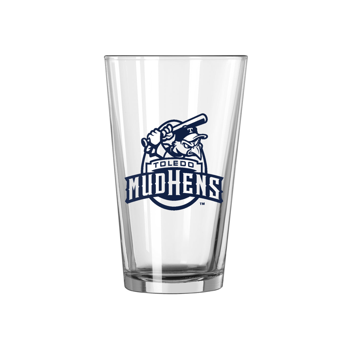 Mud Hens 16oz Gameday Pint Glass
