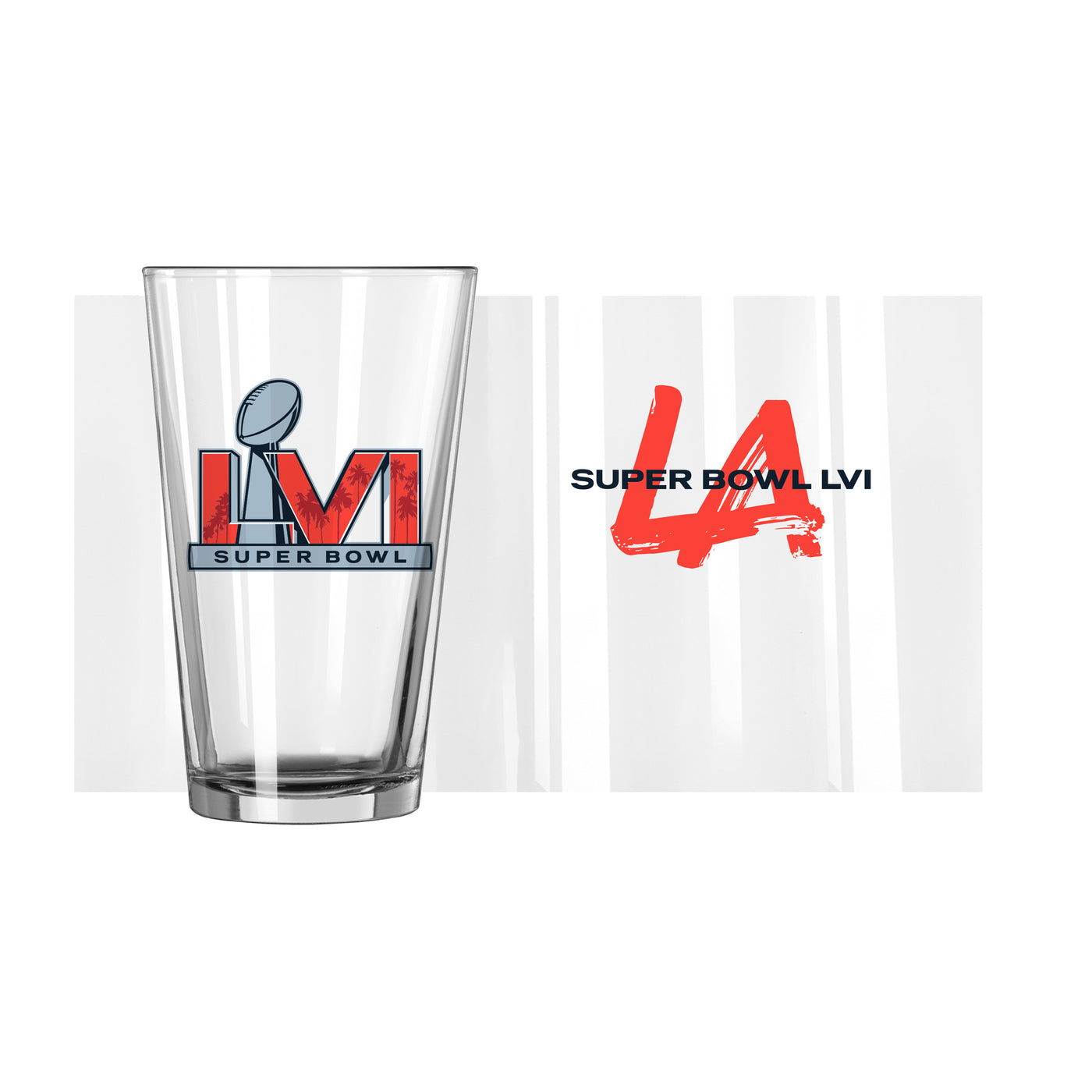 Super Bowl 56 16oz Pint Glass