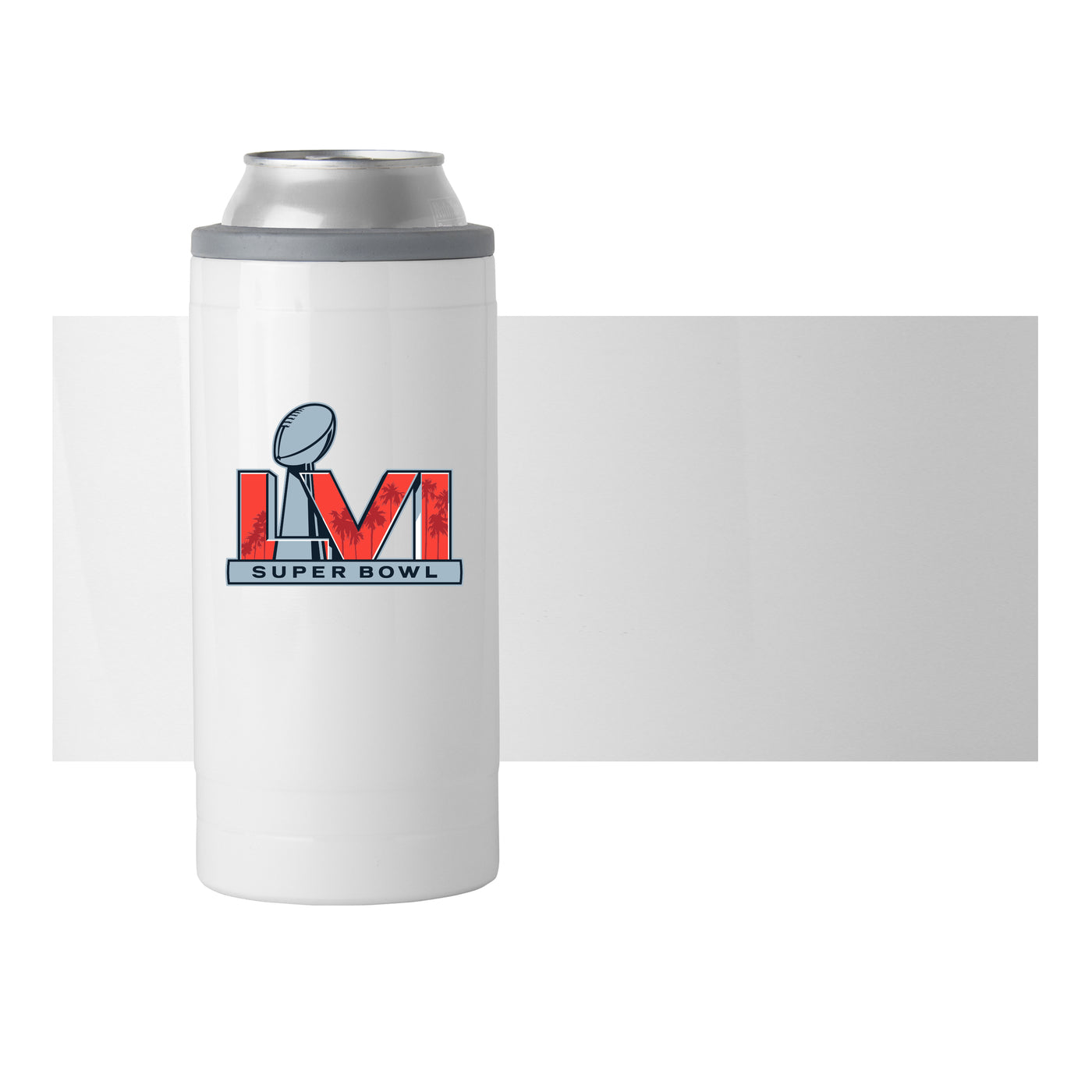Super Bowl 56 12oz Logo Slim Can Coolie